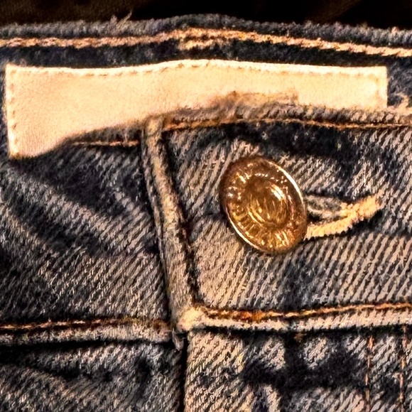 NWOT Mother Superior The Vagabond Mini Fray- Mini Skirt Size 10/30 W18/H21/L14.5 - Picture 13 of 13